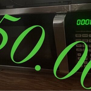 Hamilton Beach Black Microwave Oven